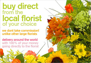 send flowers from a real local florist of your choice to United Kingdom